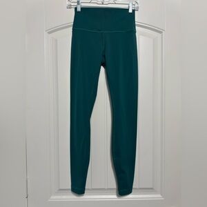 Lululemon Wunder Under High-Rise Tight 28" *Nulux in Emerald